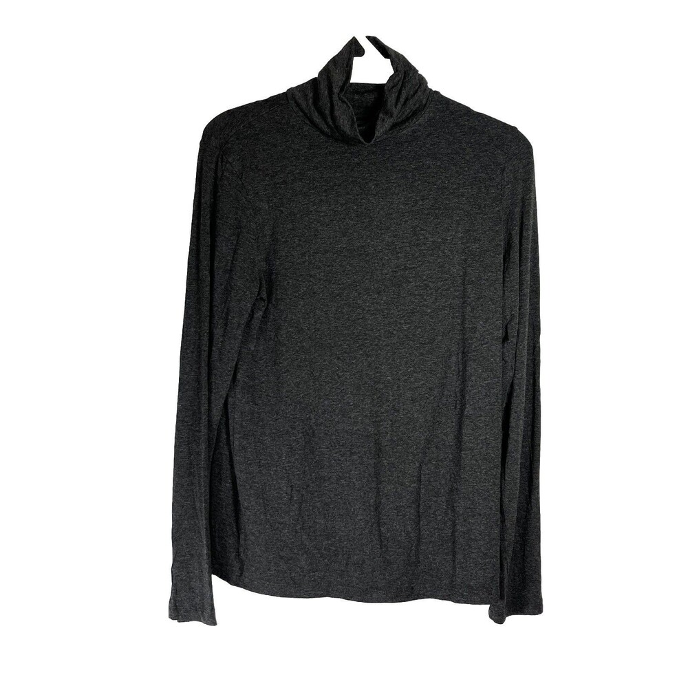 chicos Cowl Neck Grey Long Sleeve top size 0